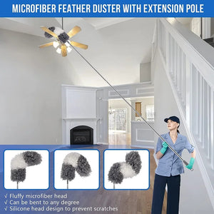 🧹 Extendable Microfiber Duster Brush