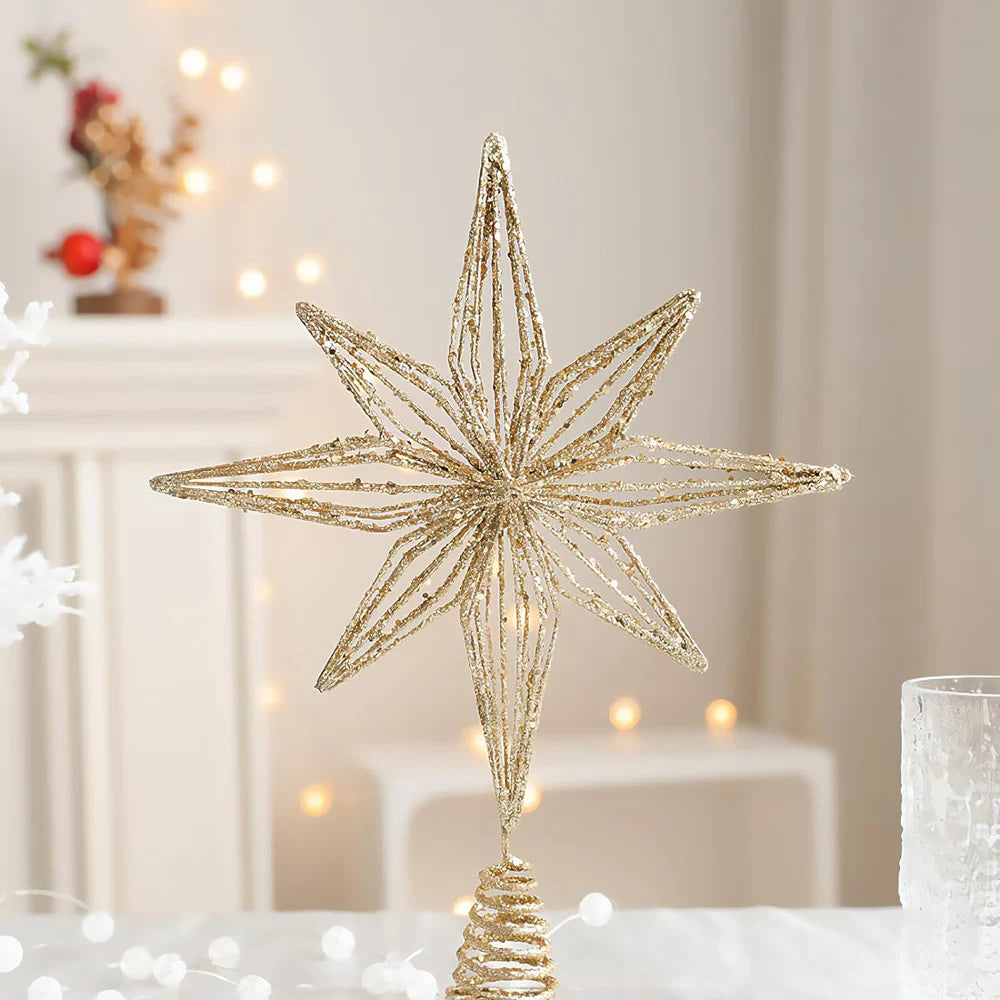 Christmas Tree Topper Star with LED Lights