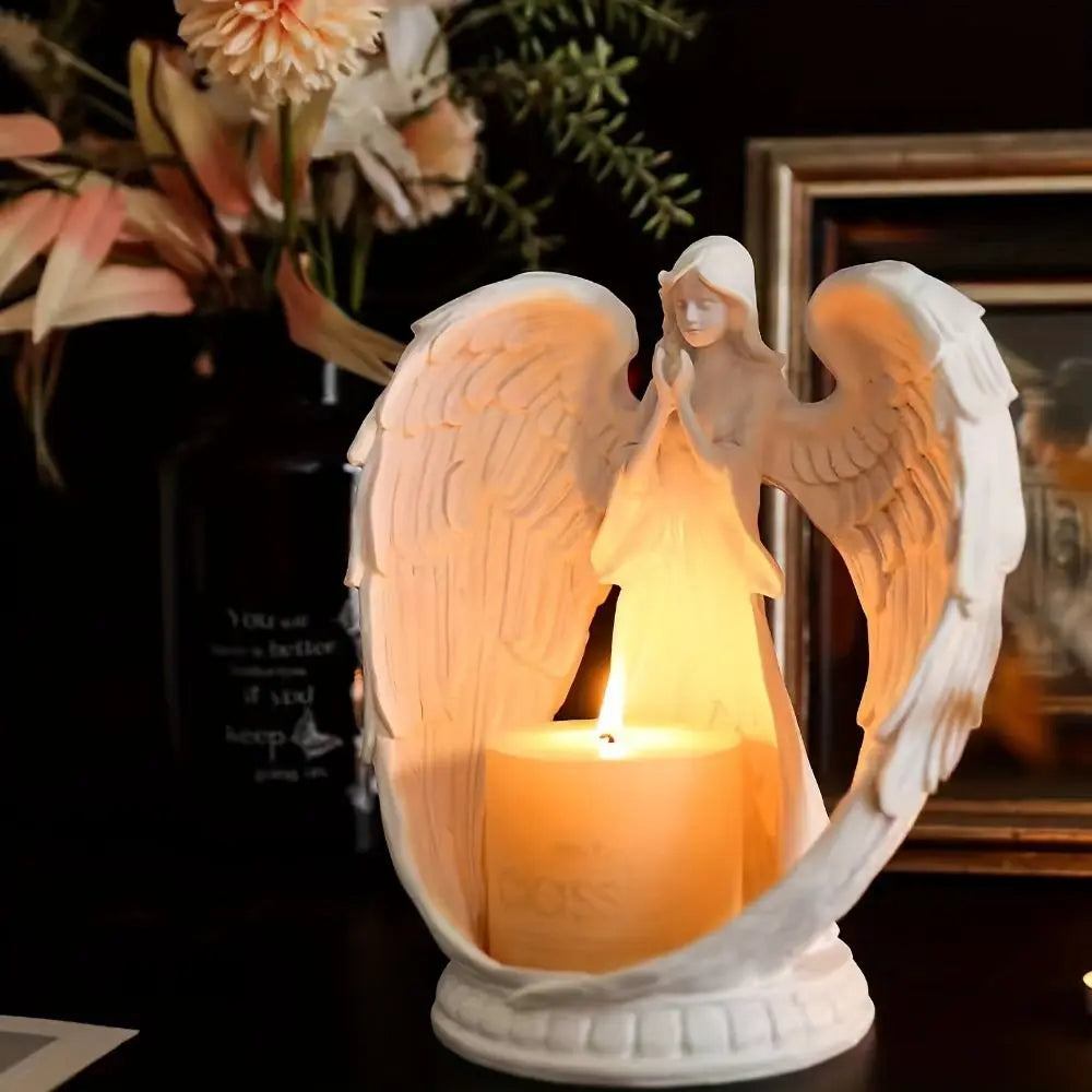 Elegant Angel Candlestick