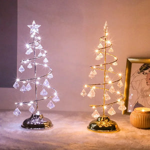 New Christmas Crystal Tree LED Lamp