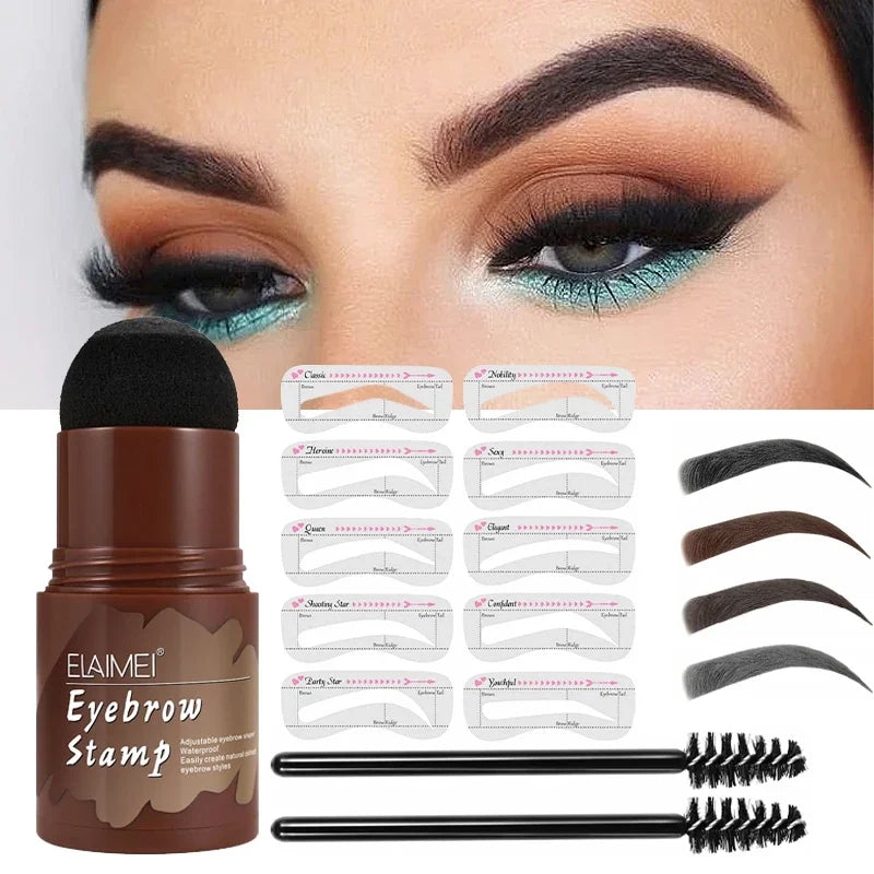 💄 Waterproof Eyebrow Stamp Kit