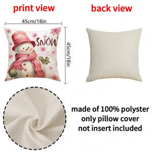 🎄 New Pink Christmas Pillow Covers-New Christmas Home Products🎁