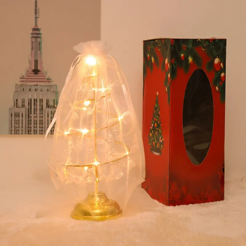 New Christmas Crystal Tree LED Lamp