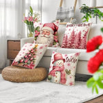 Pink Christmas Pillow Covers-New Christmas Home Products