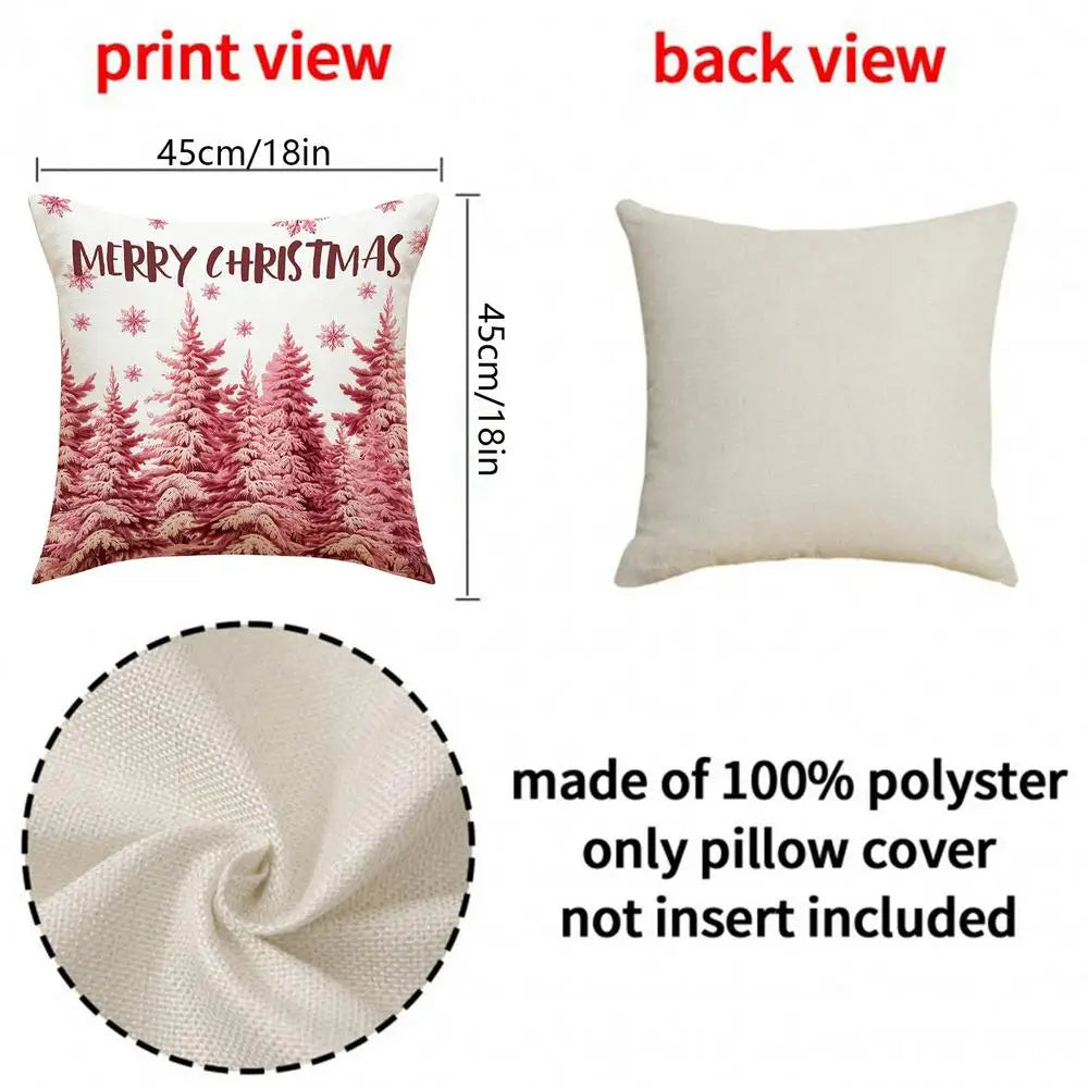 🎄 New Pink Christmas Pillow Covers-New Christmas Home Products🎁