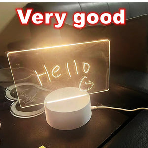 📝 Creative LED Message Board Night Light – Perfect Gift! 🎁 50% OFF