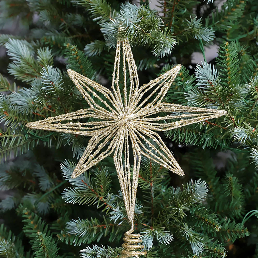 Christmas Tree Topper Star with LED Lights