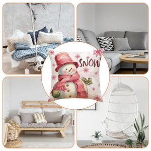 🎄 New Pink Christmas Pillow Covers-New Christmas Home Products🎁