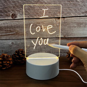 📝 Creative LED Message Board Night Light