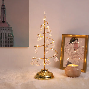 New Christmas Crystal Tree LED Lamp