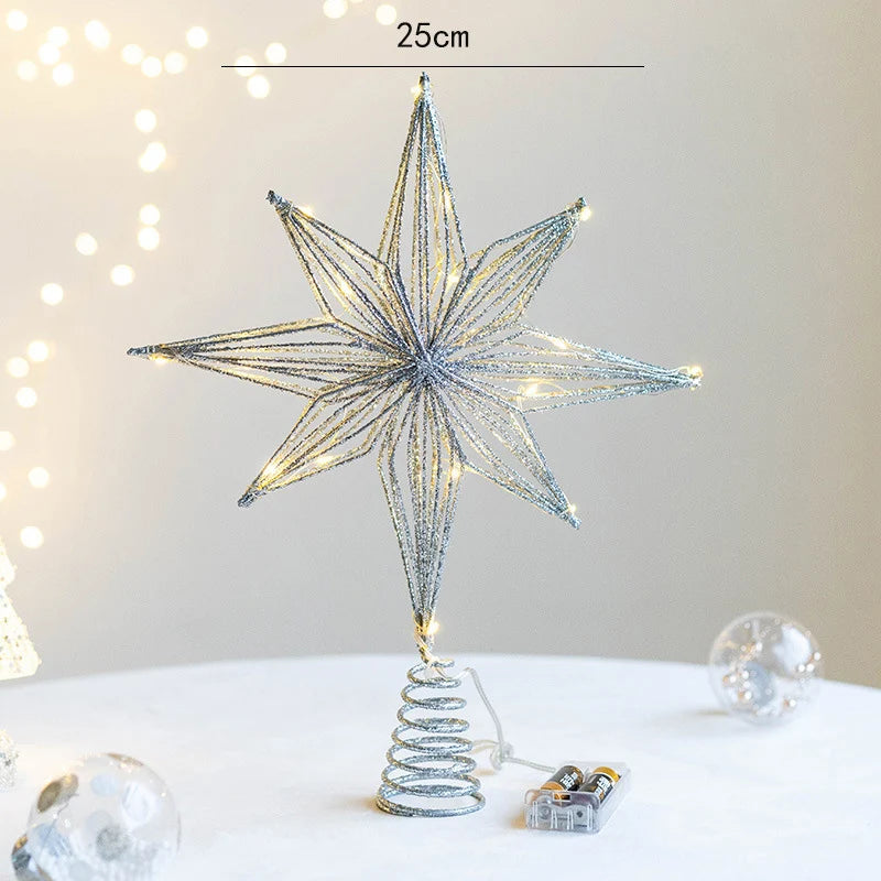 Christmas Tree Topper Star with LED Lights