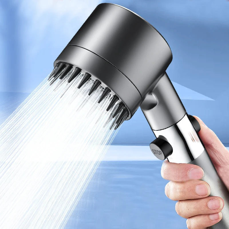 🚿 High Pressure Shower Head with Massage